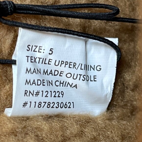 Bebe Toddler Girl's Brown Winter Boots Sz 5 - Picture 7 of 9